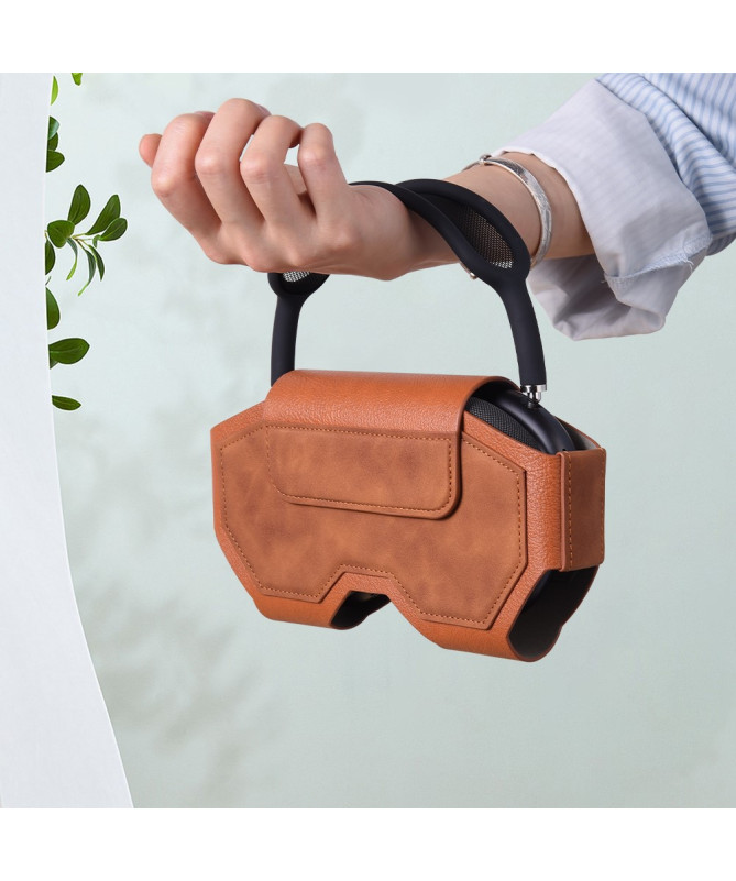 Étui AirPods Max Vintage Business en Simili Cuir