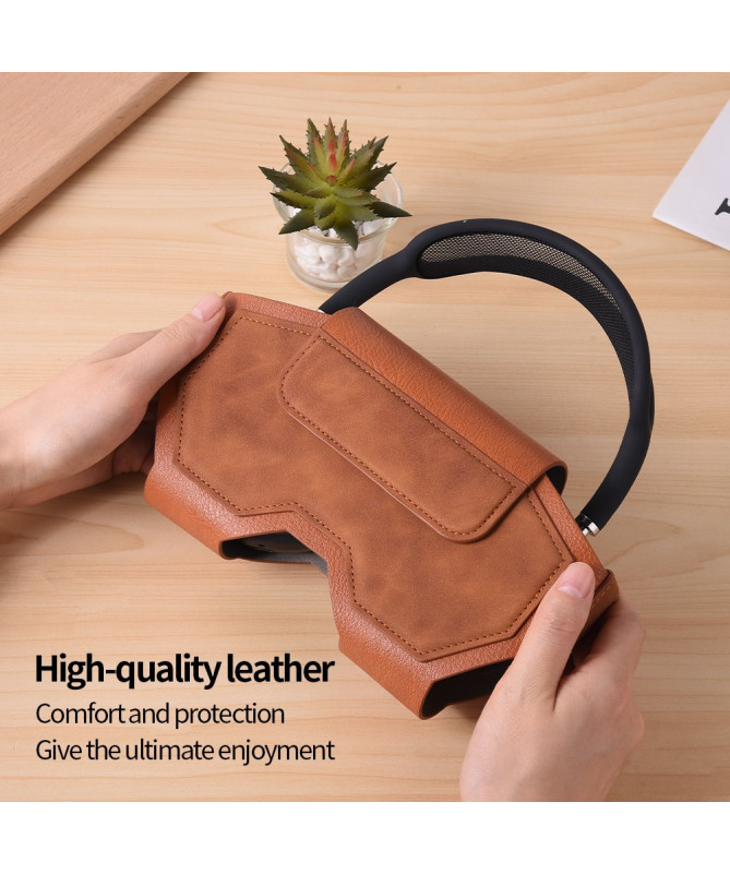 Étui AirPods Max Vintage Business en Simili Cuir