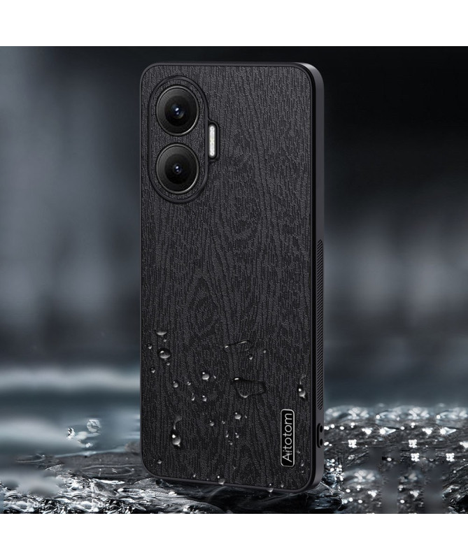 Coque Poco F7 Texture Bois Atotam