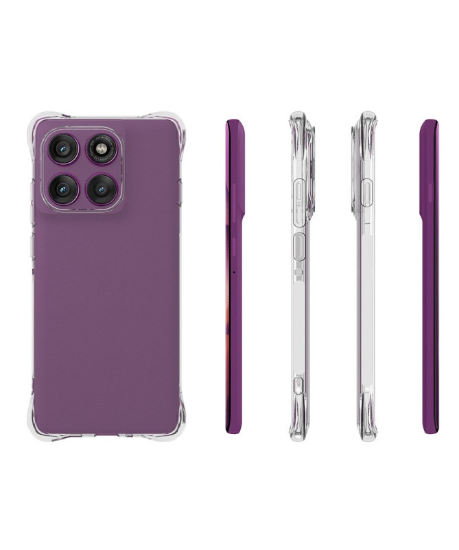 Pack Motorola Edge 60 Pro Coque Transparente + Verre Trempé