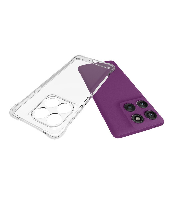 Pack Motorola Edge 60 Pro Coque Transparente + Verre Trempé