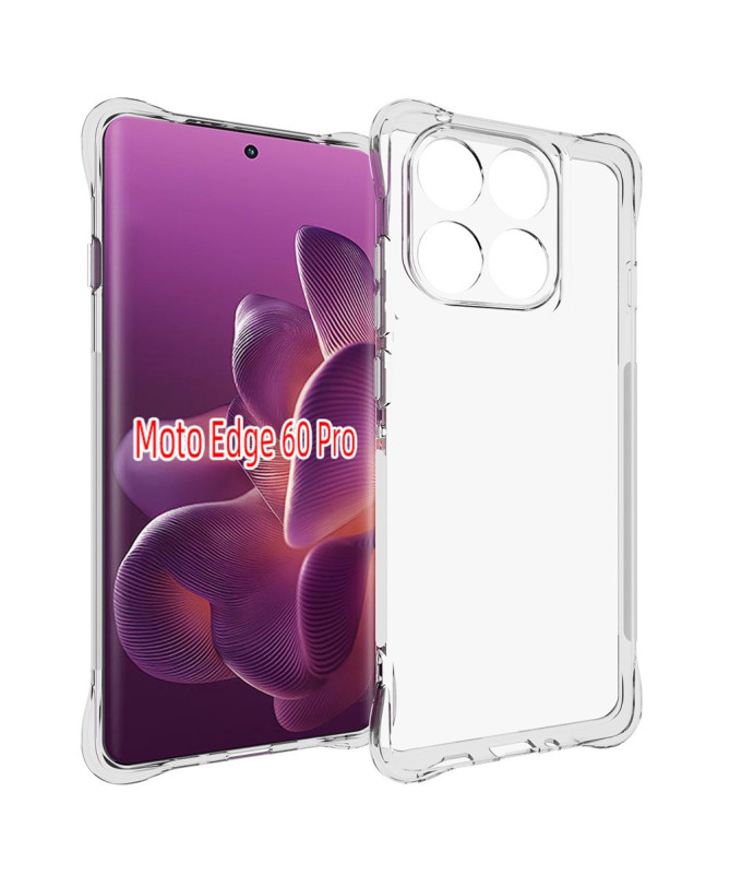 Pack Motorola Edge 60 Pro Coque Transparente + Verre Trempé
