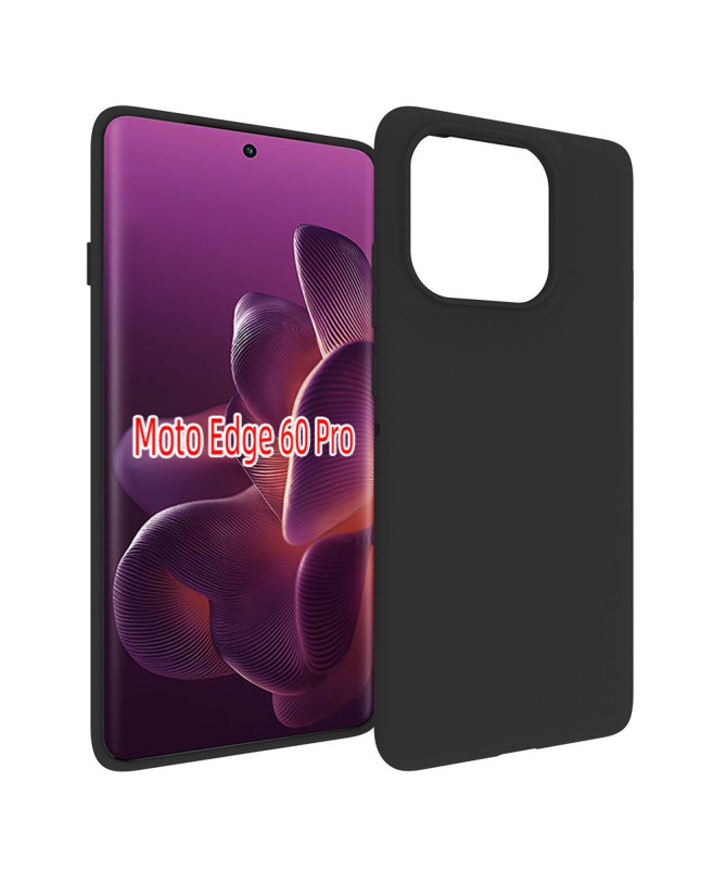 Motorola Edge 60 Pro | Coque Noire Mat avec Verre Trempé