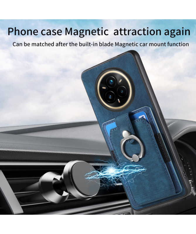 ORSO | Coque Realme 14 Pro Plus 5G avec porte-cartes et anneau