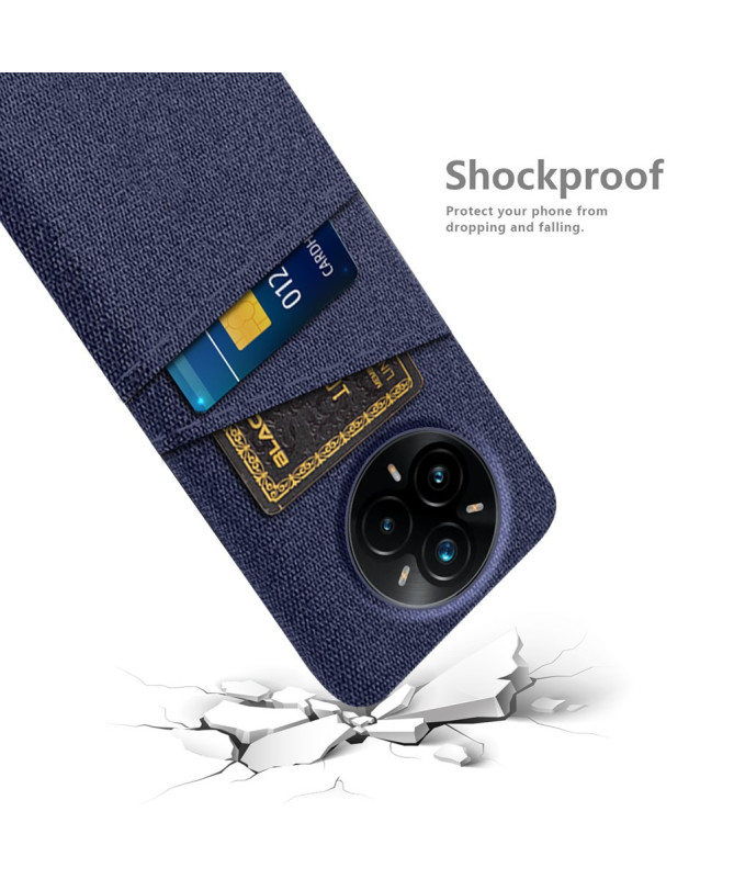 Coque Realme 14 Pro Plus 5G en Tissu avec Double Rangement