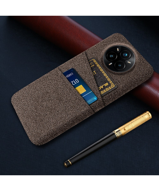 Coque Realme 14 Pro Plus 5G en Tissu avec Double Rangement