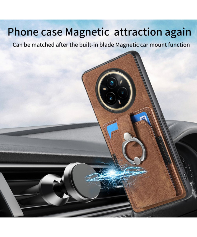 ORSO | Coque Realme 14 Pro Plus 5G avec porte-cartes et anneau