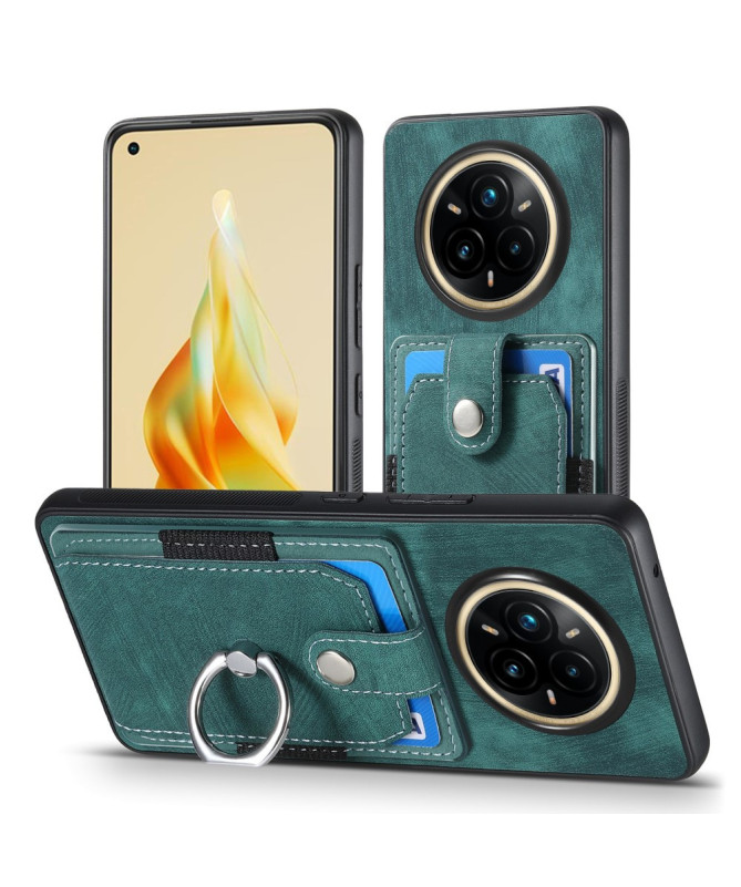 ORSO | Coque Realme 14 Pro Plus 5G avec porte-cartes et anneau