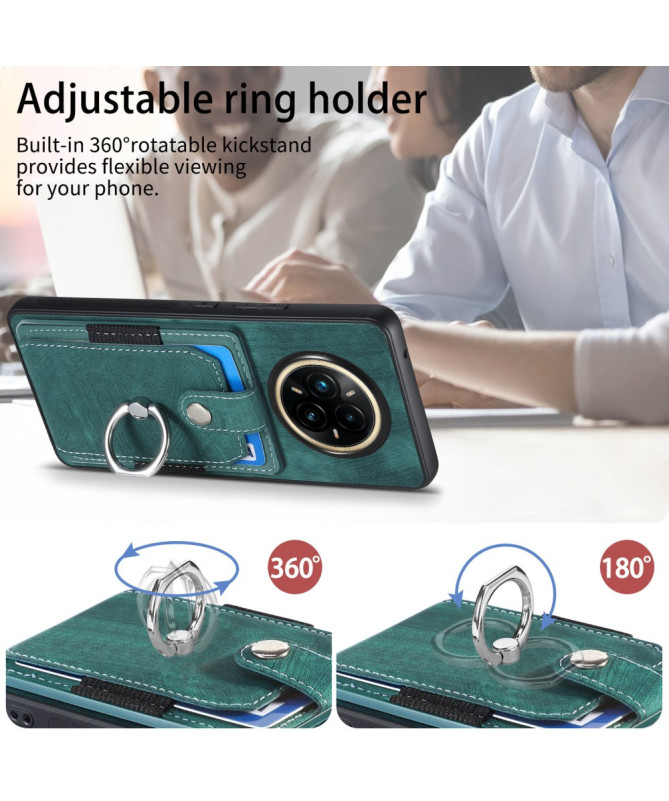 ORSO | Coque Realme 14 Pro Plus 5G avec porte-cartes et anneau