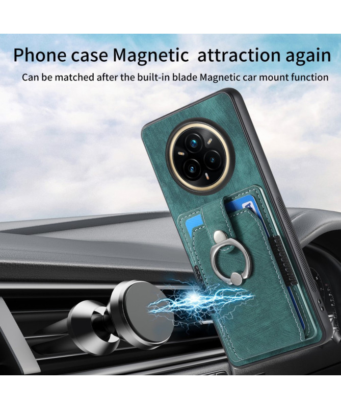 ORSO | Coque Realme 14 Pro Plus 5G avec porte-cartes et anneau