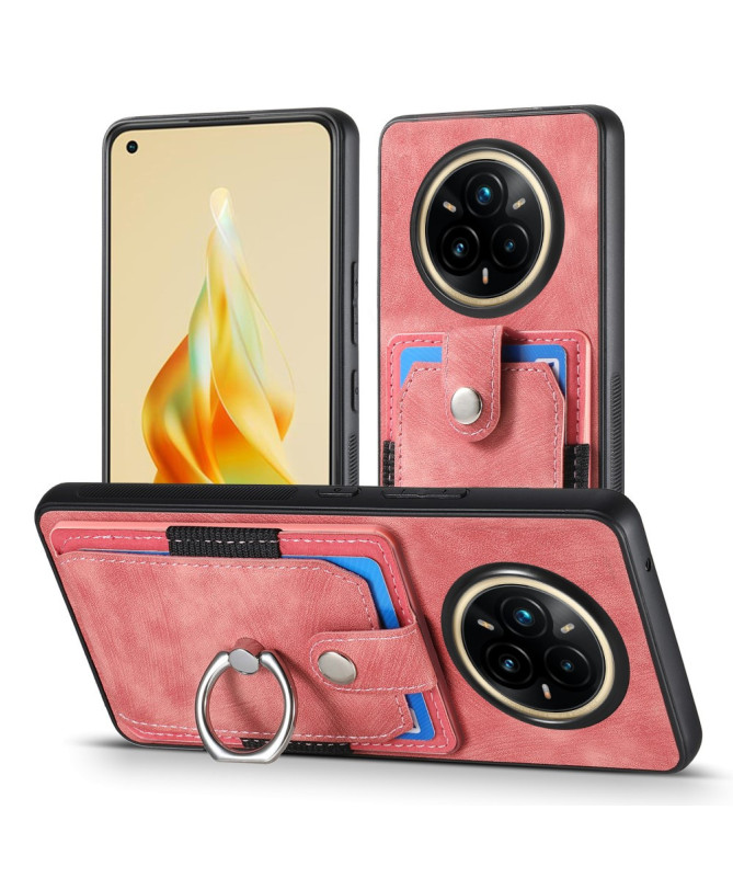 ORSO | Coque Realme 14 Pro Plus 5G avec porte-cartes et anneau