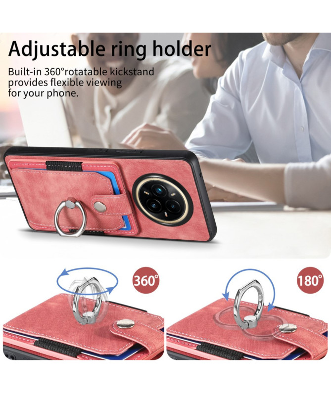 ORSO | Coque Realme 14 Pro Plus 5G avec porte-cartes et anneau