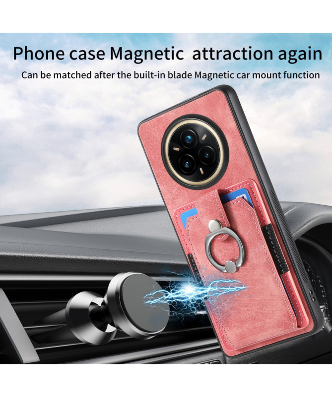 ORSO | Coque Realme 14 Pro Plus 5G avec porte-cartes et anneau