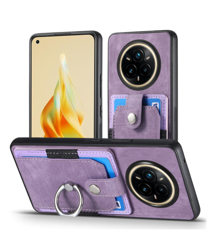 ORSO | Coque Realme 14 Pro Plus 5G avec porte-cartes et anneau