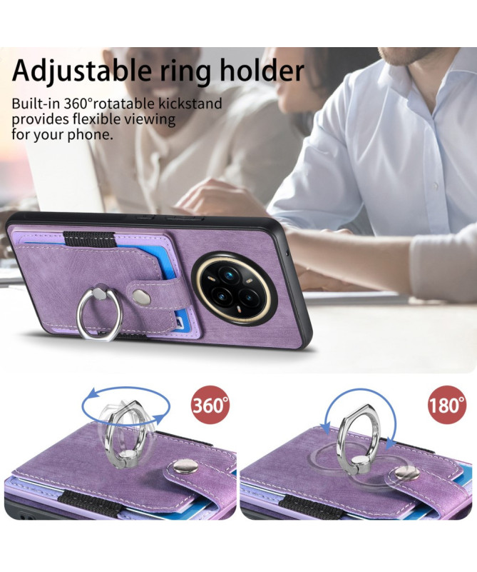 ORSO | Coque Realme 14 Pro Plus 5G avec porte-cartes et anneau