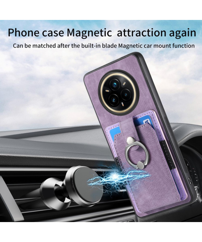 ORSO | Coque Realme 14 Pro Plus 5G avec porte-cartes et anneau