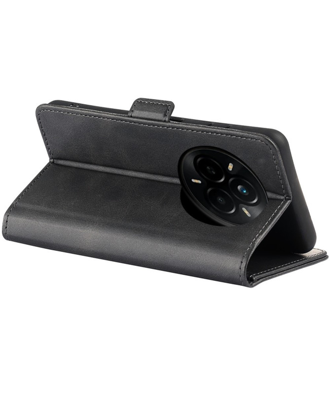 Étui Realme 14 Pro Plus 5G portefeuille revêtement simili cuir mat