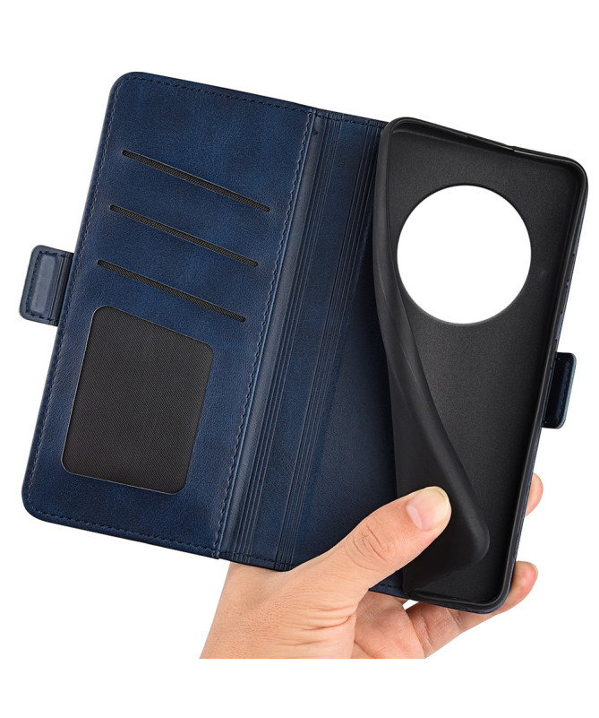 Étui Realme 14 Pro Plus 5G portefeuille revêtement simili cuir mat