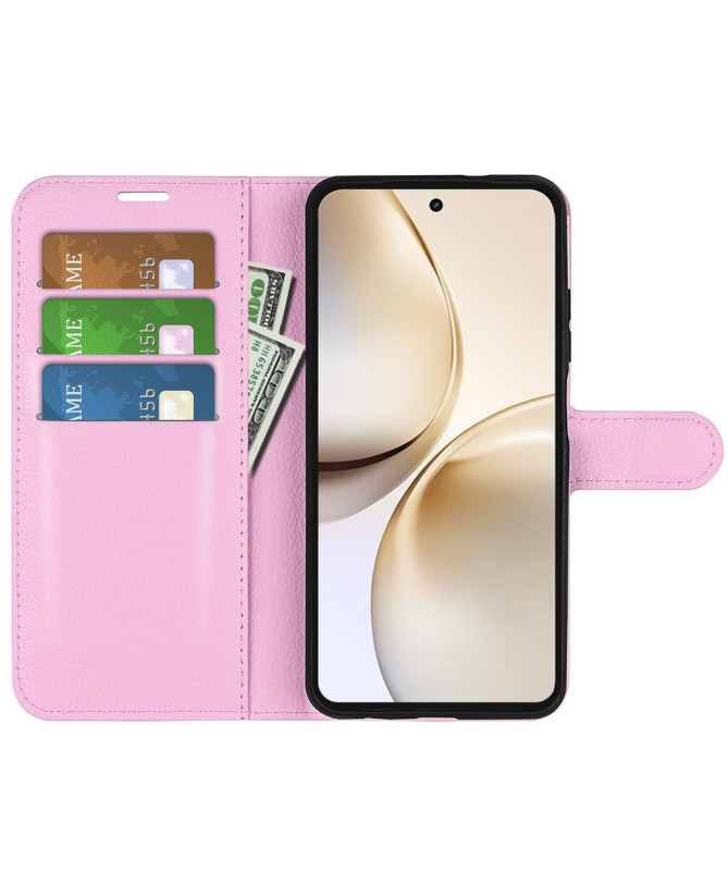 Housse Realme 14 Pro Plus 5G portefeuille style cuir