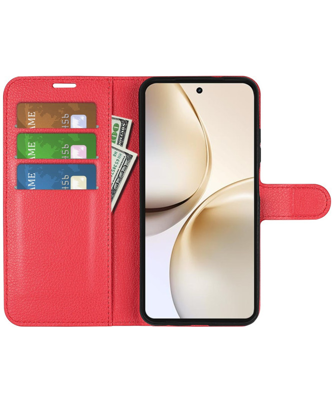 Housse Realme 14 Pro Plus 5G portefeuille style cuir