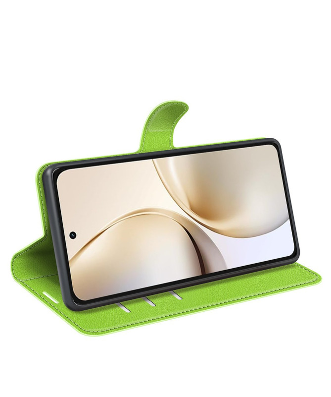 Housse Realme 14 Pro Plus 5G portefeuille style cuir