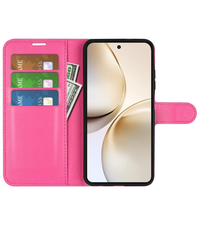 Housse Realme 14 Pro Plus 5G portefeuille style cuir