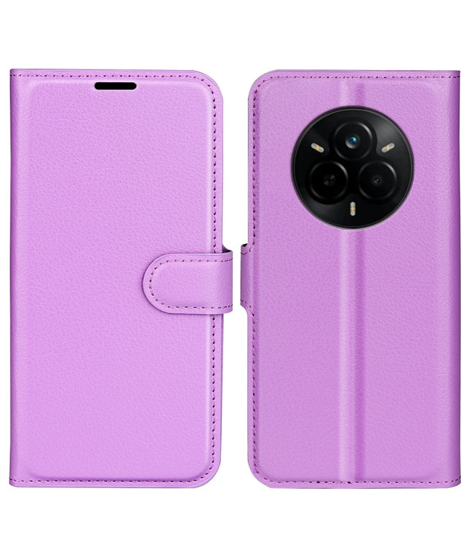 Housse Realme 14 Pro Plus 5G portefeuille style cuir