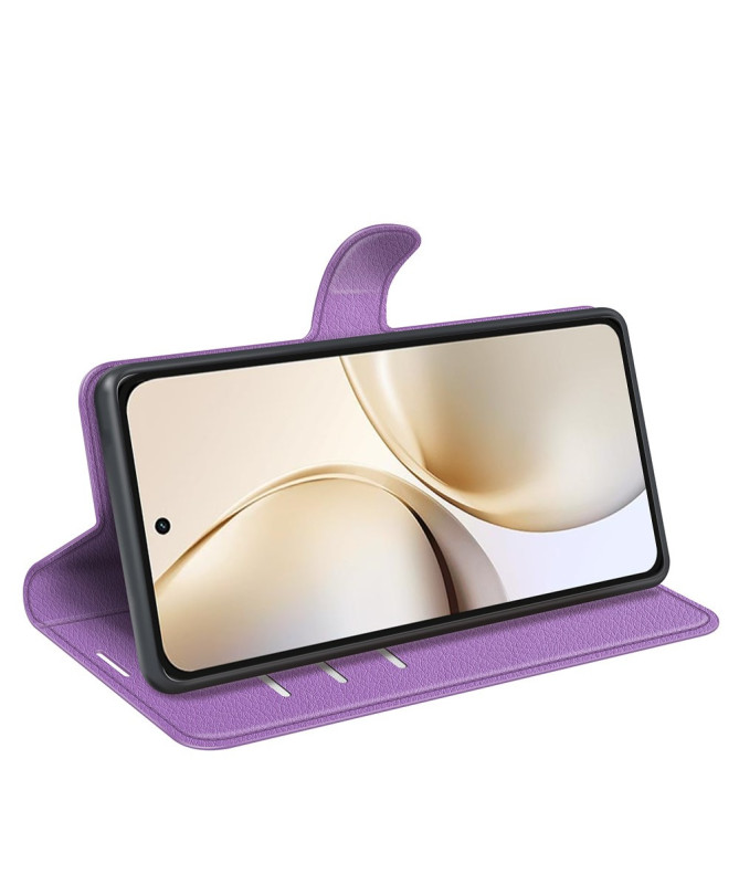 Housse Realme 14 Pro Plus 5G portefeuille style cuir