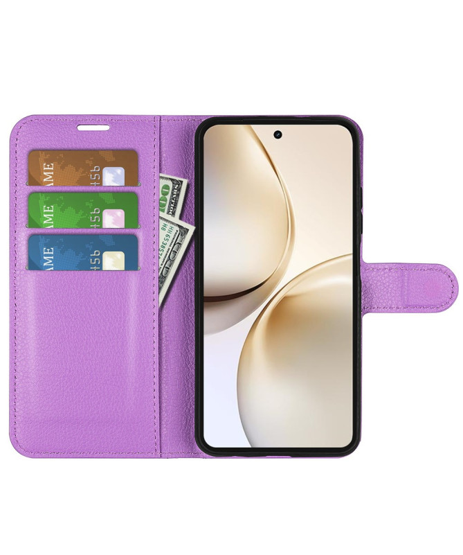 Housse Realme 14 Pro Plus 5G portefeuille style cuir