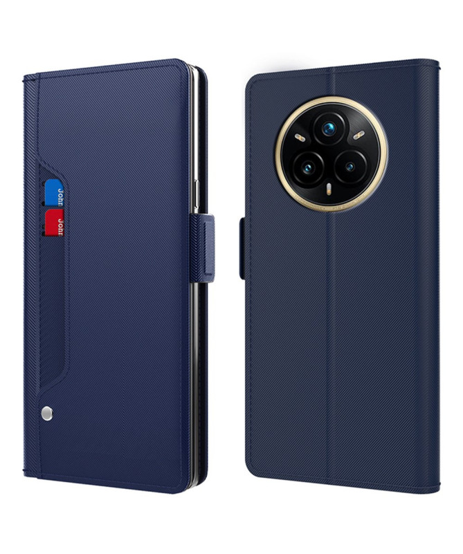 Housse Realme 14 Pro Plus 5G premium porte cartes avec miroir