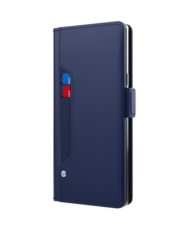 Housse Realme 14 Pro Plus 5G premium porte cartes avec miroir