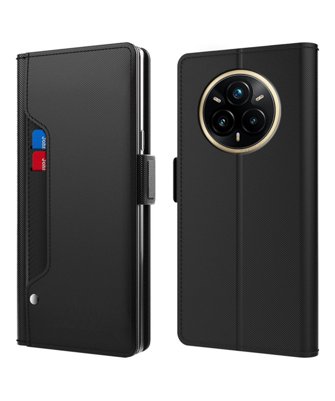 Housse Realme 14 Pro Plus 5G premium porte cartes avec miroir