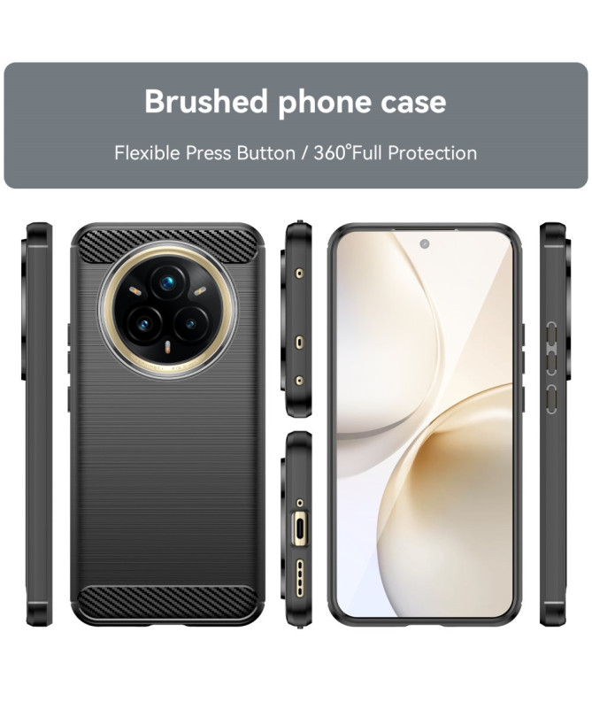 Coque Realme 14 Pro Plus 5G flexible effet brossé