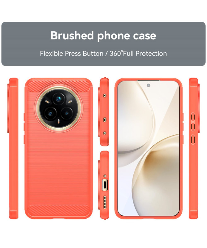 Coque Realme 14 Pro Plus 5G flexible effet brossé