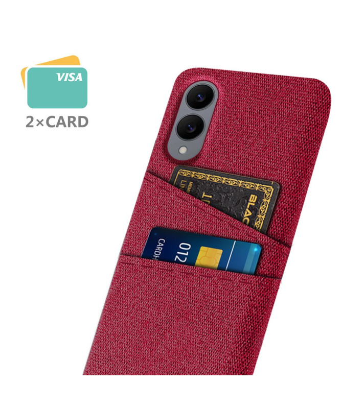 Coque Samsung Galaxy S25 Edge en Tissu avec Double Rangement