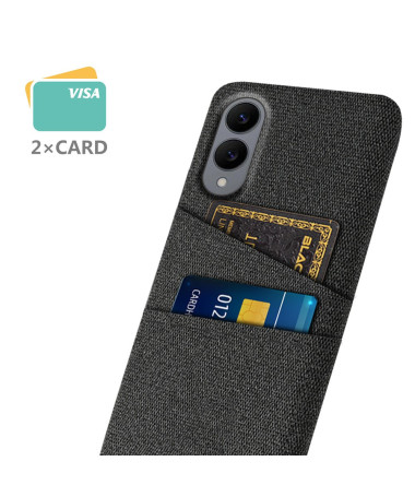 Coque Samsung Galaxy S25 Edge en Tissu avec Double Rangement