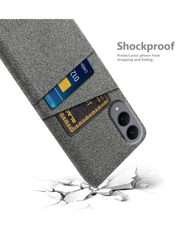 Coque Samsung Galaxy S25 Edge en Tissu avec Double Rangement