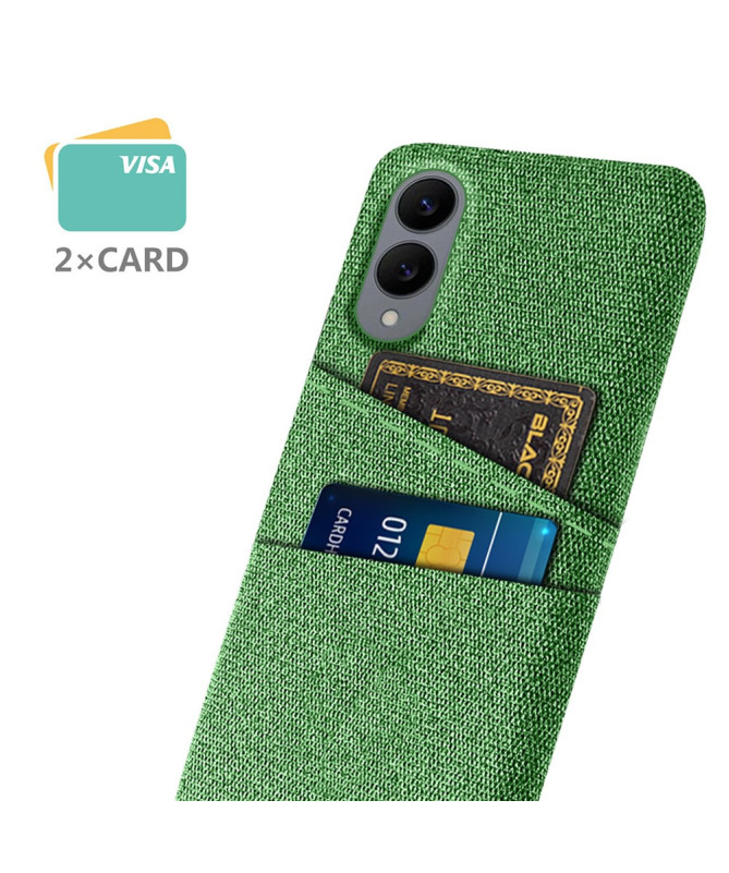 Coque Samsung Galaxy S25 Edge en Tissu avec Double Rangement