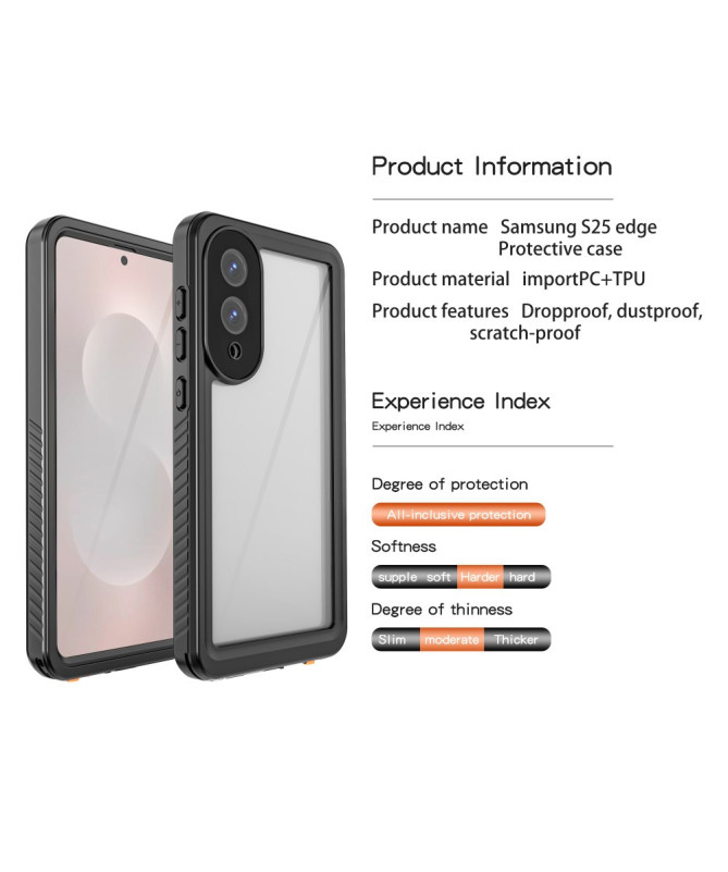 Coque Samsung Galaxy S25 Edge étanche