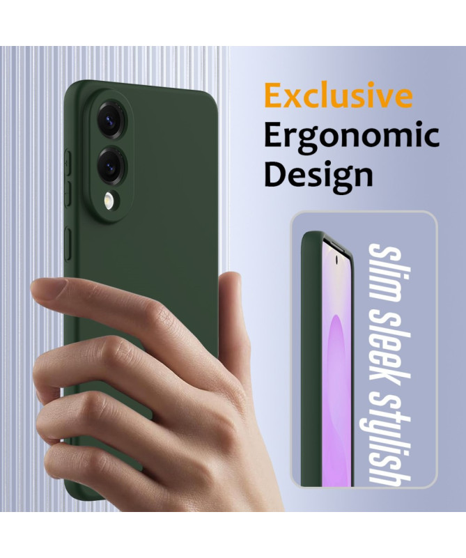 Coque Samsung Galaxy S25 Edge Silicone Liquide MagSafe, Lanière