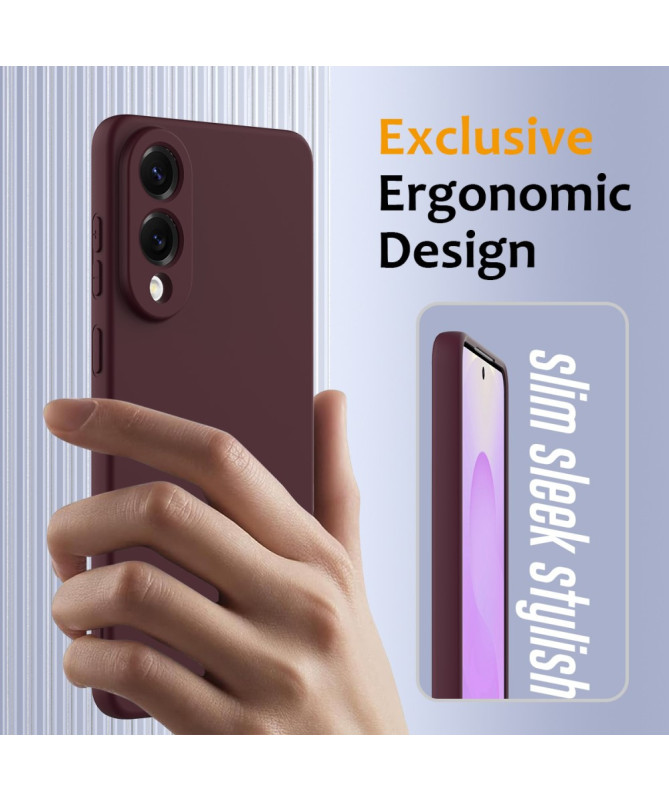 Coque Samsung Galaxy S25 Edge Silicone Liquide MagSafe, Lanière