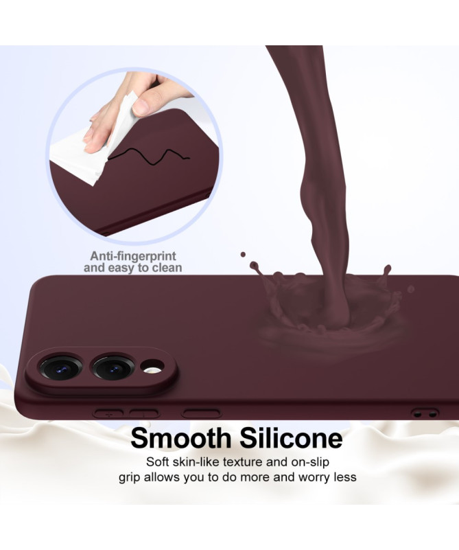 Coque Samsung Galaxy S25 Edge Silicone Liquide MagSafe, Lanière