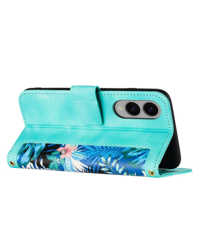 Housse Samsung Galaxy S25 Edge Emerald Garden à Lanière