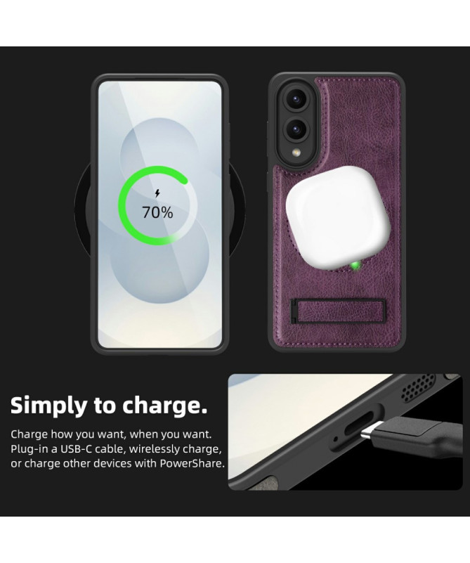 Coque Samsung Galaxy S25 Edge MagStand Cuir