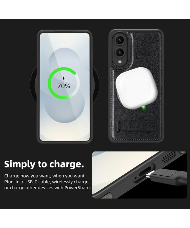 Coque Samsung Galaxy S25 Edge MagStand Cuir