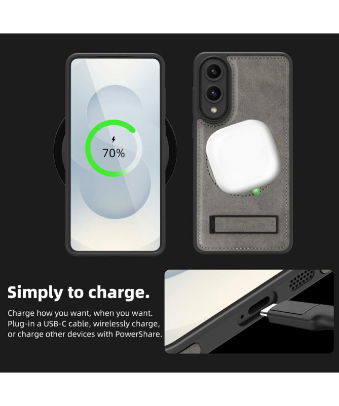 Coque Samsung Galaxy S25 Edge MagStand Cuir