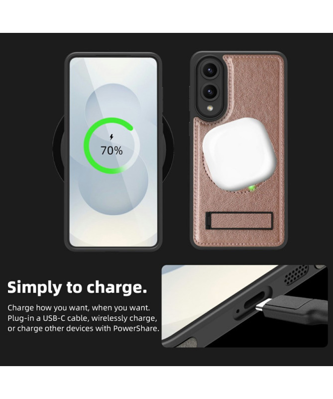 Coque Samsung Galaxy S25 Edge MagStand Cuir