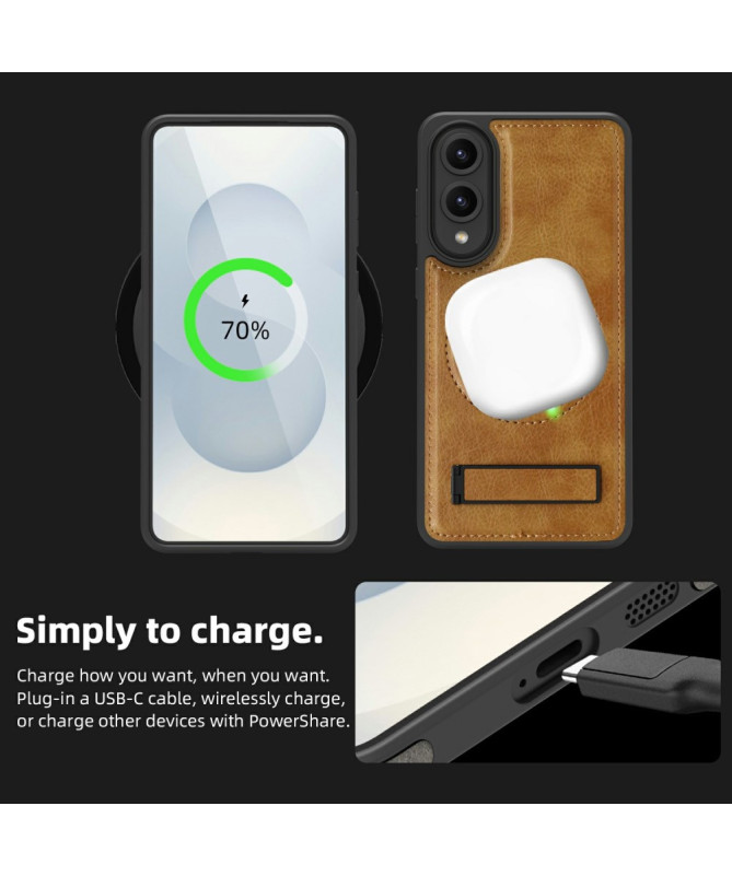 Coque Samsung Galaxy S25 Edge MagStand Cuir