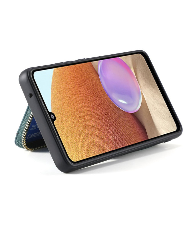 Coque Samsung Galaxy S25 Edge à sangle, fermeture zippée et porte-cart