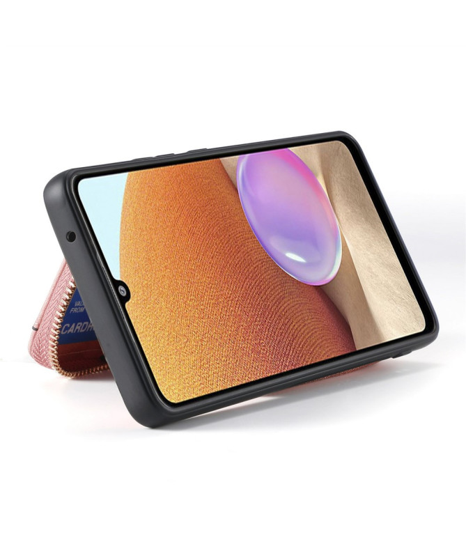 Coque Samsung Galaxy S25 Edge à sangle, fermeture zippée et porte-cart